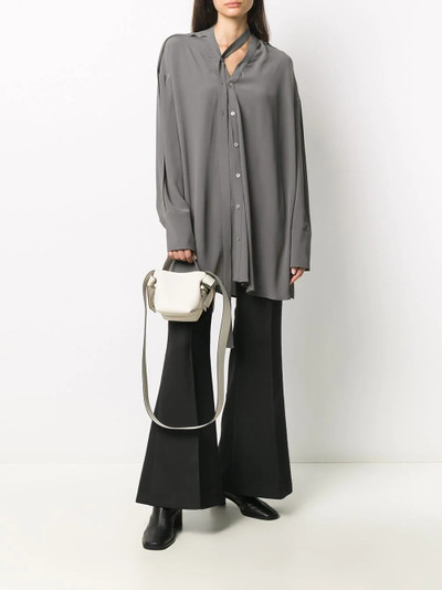 Acne Studios draped tie buttoned blouse outlook