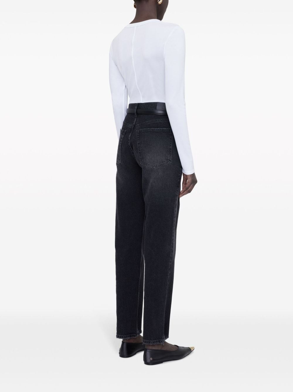Jane logo-plaque blouse - 3