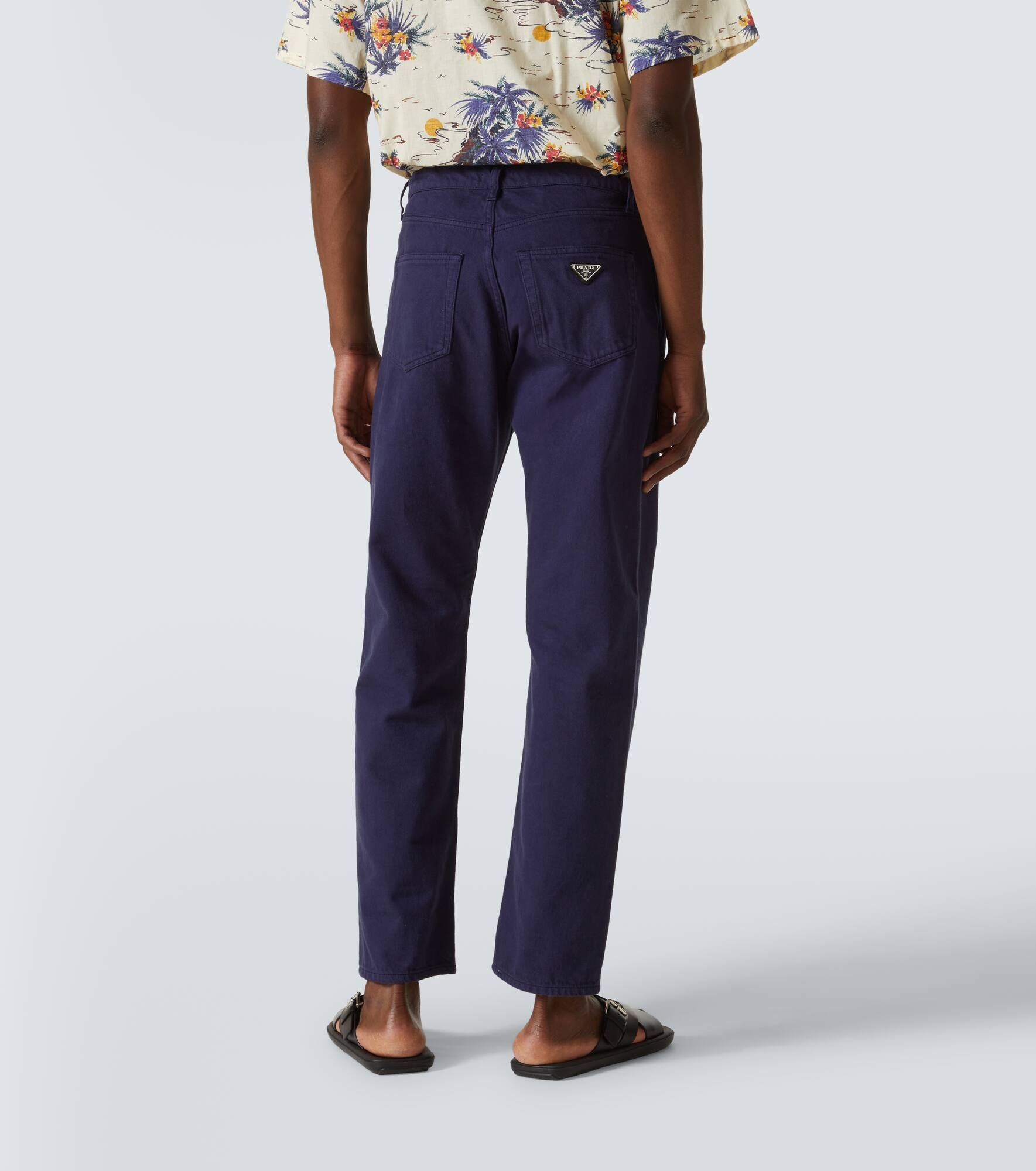 Mid-rise straight jeans - 4