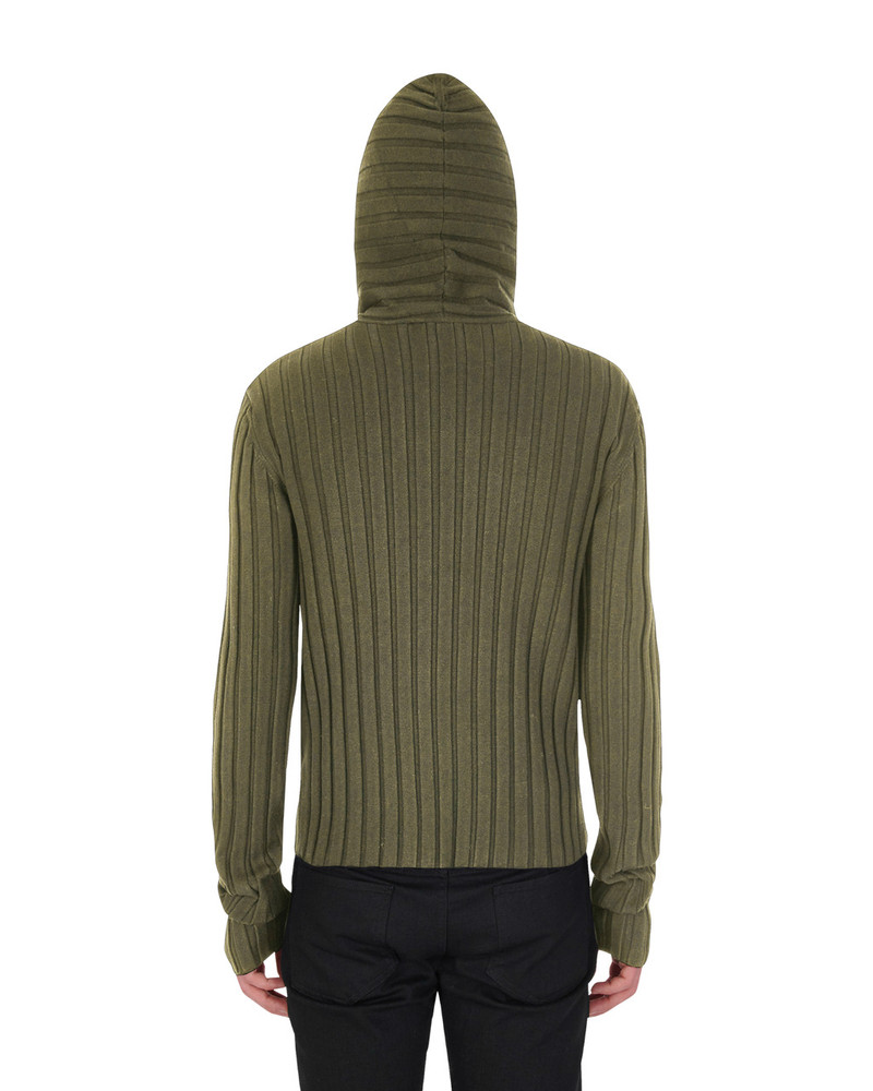 RIBBED KNIT HOODIE 5