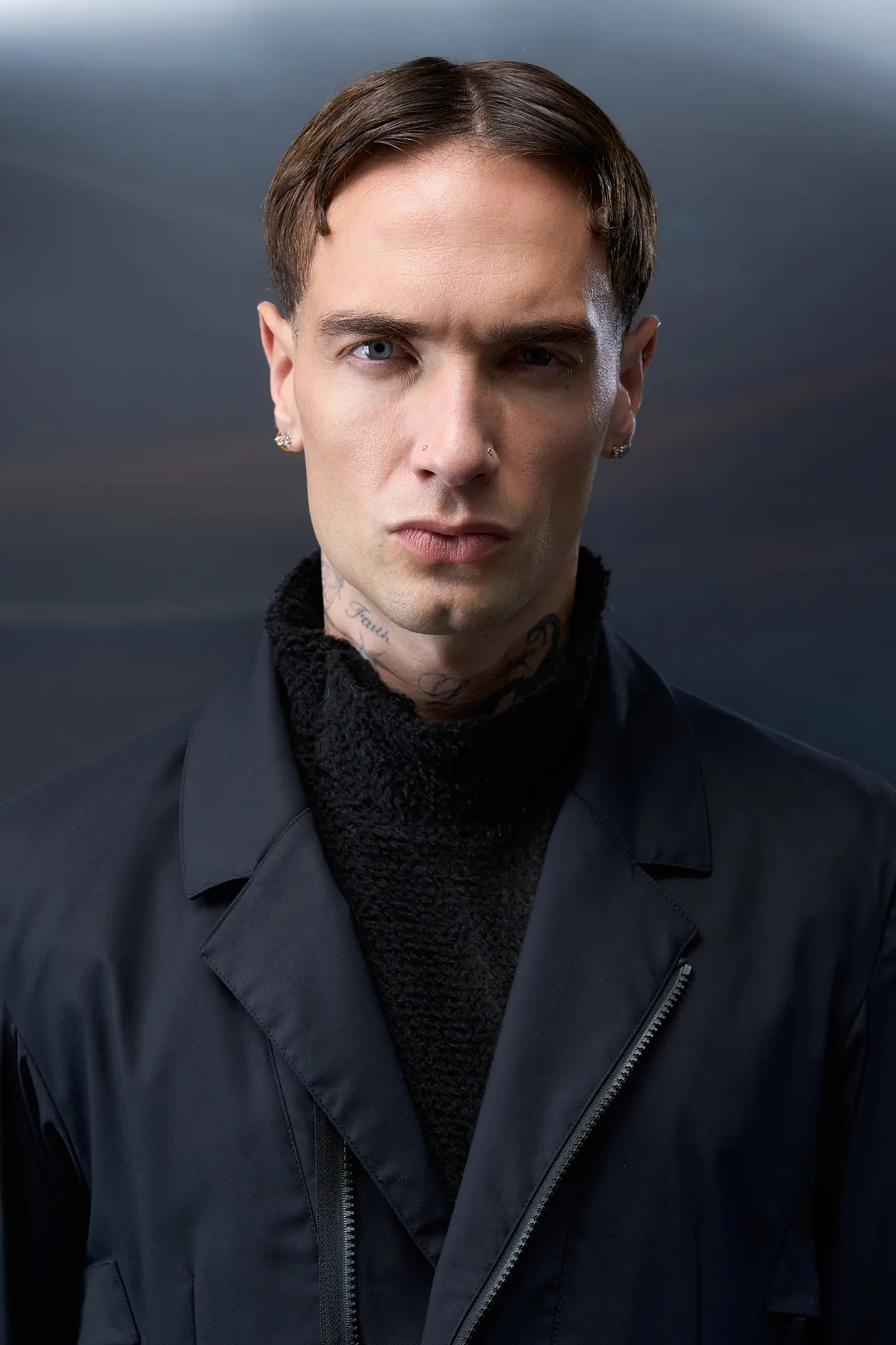 J29-CH Micro Twill Blazer Black - 17