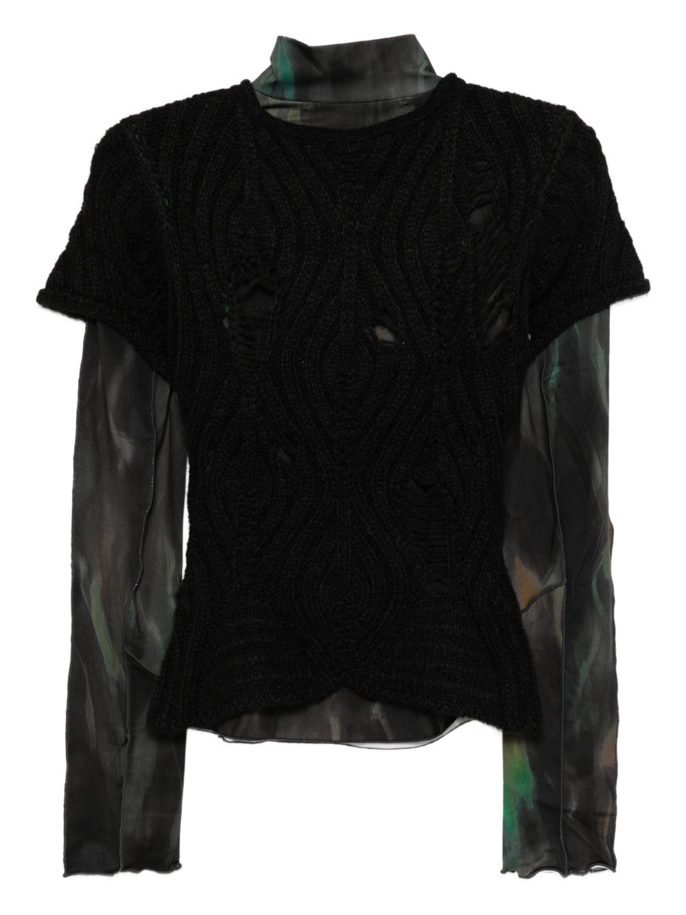 Layered pattern top set - 2