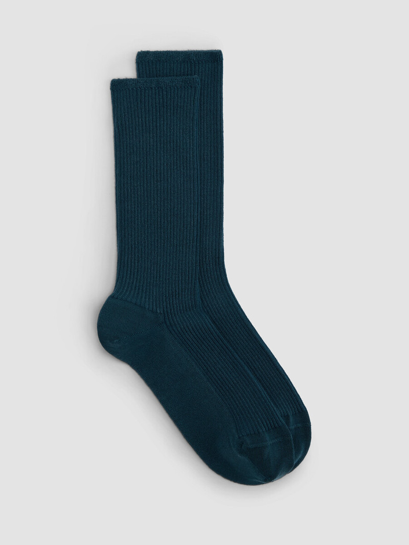 Ribbed Knit Trouser Sock 1