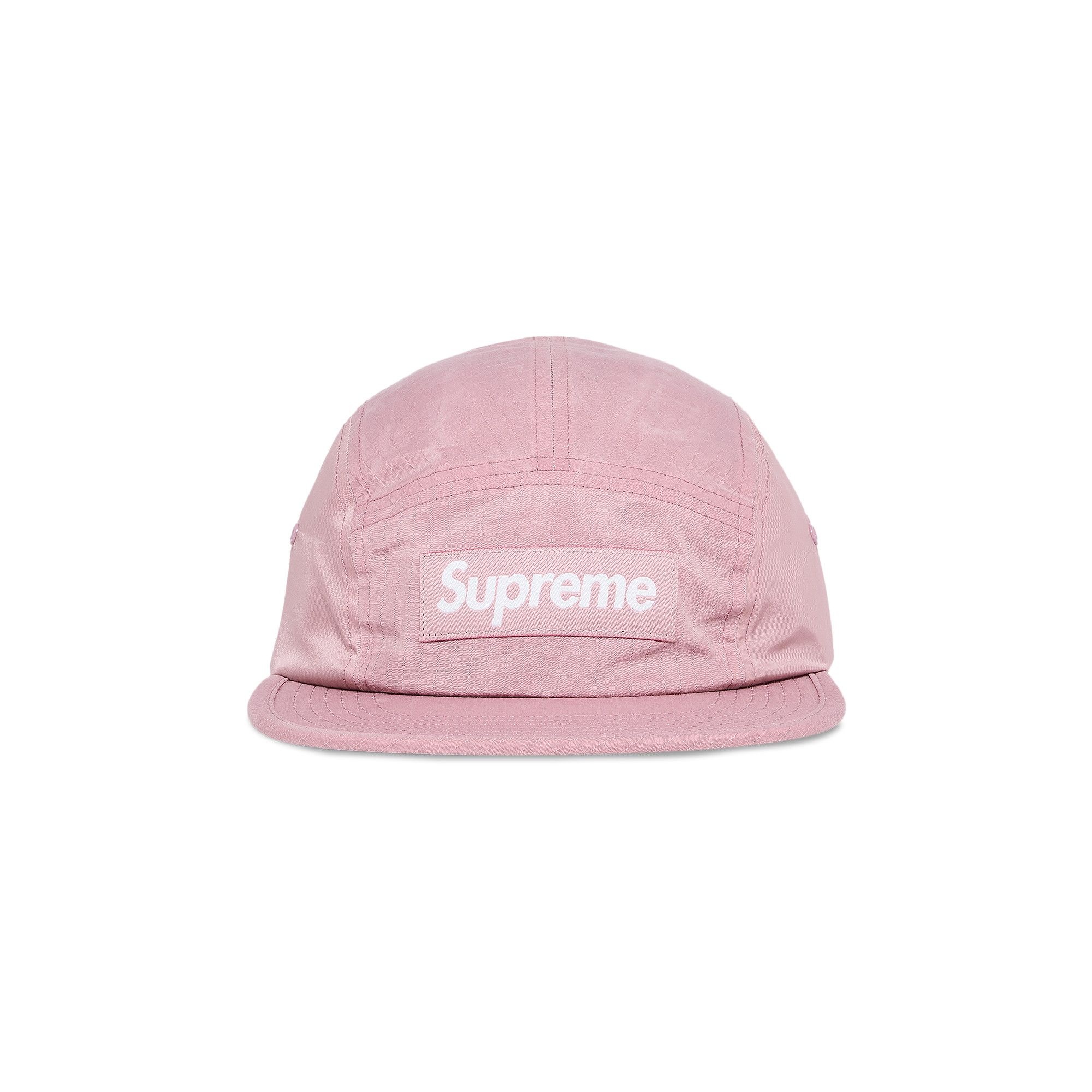 Supreme Supreme Waxed Ripstop Camp Cap 'Light Pink' | REVERSIBLE