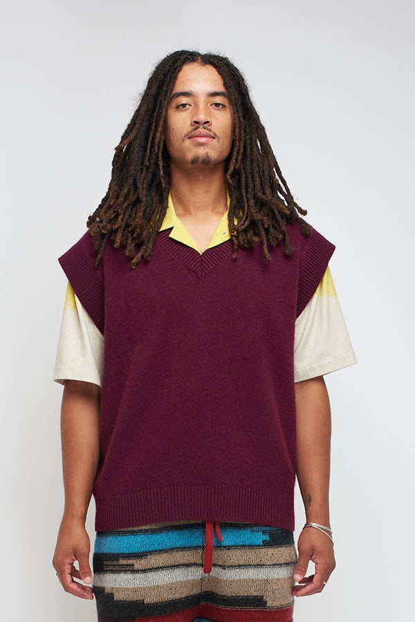 RELAXED CASHMERE VEST - 2