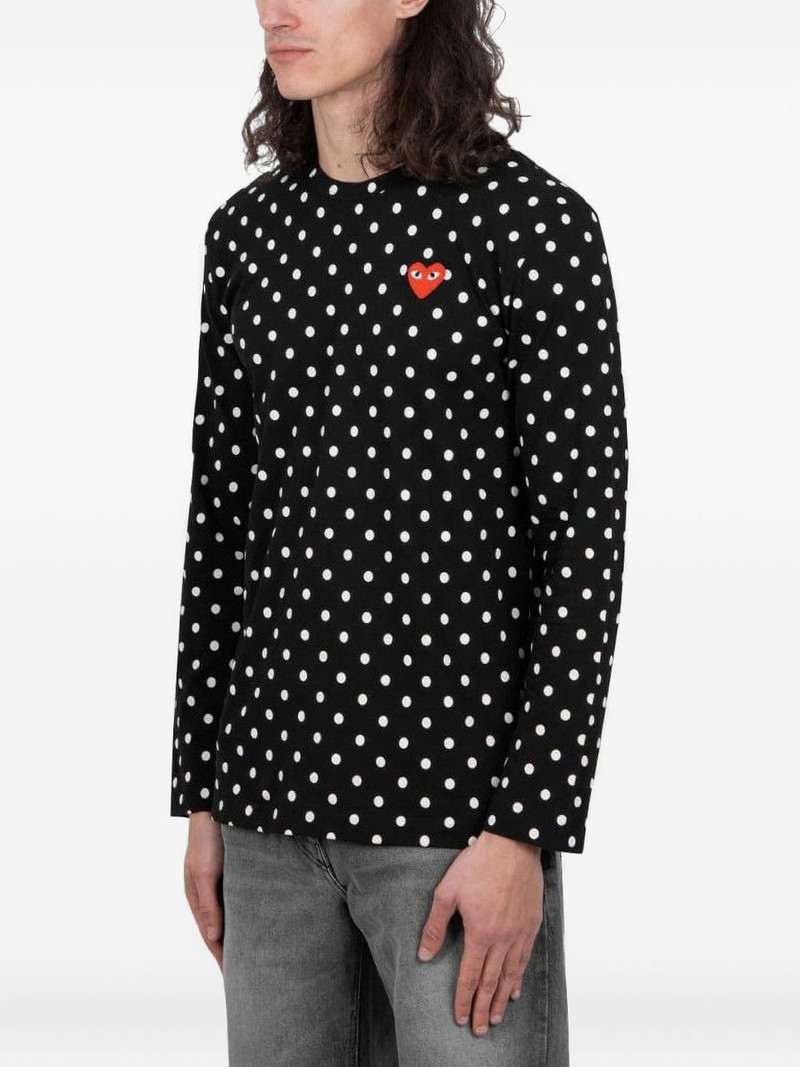Comme des Garçons Homme dot heart T-shirt outlook