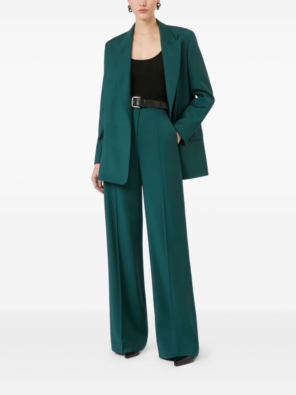 pleat-detail trousers - 2