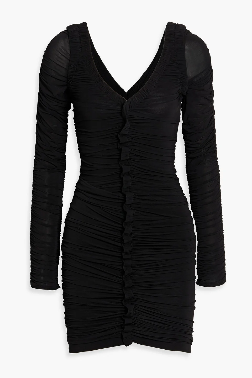 Ruched jersey mini dress - 1