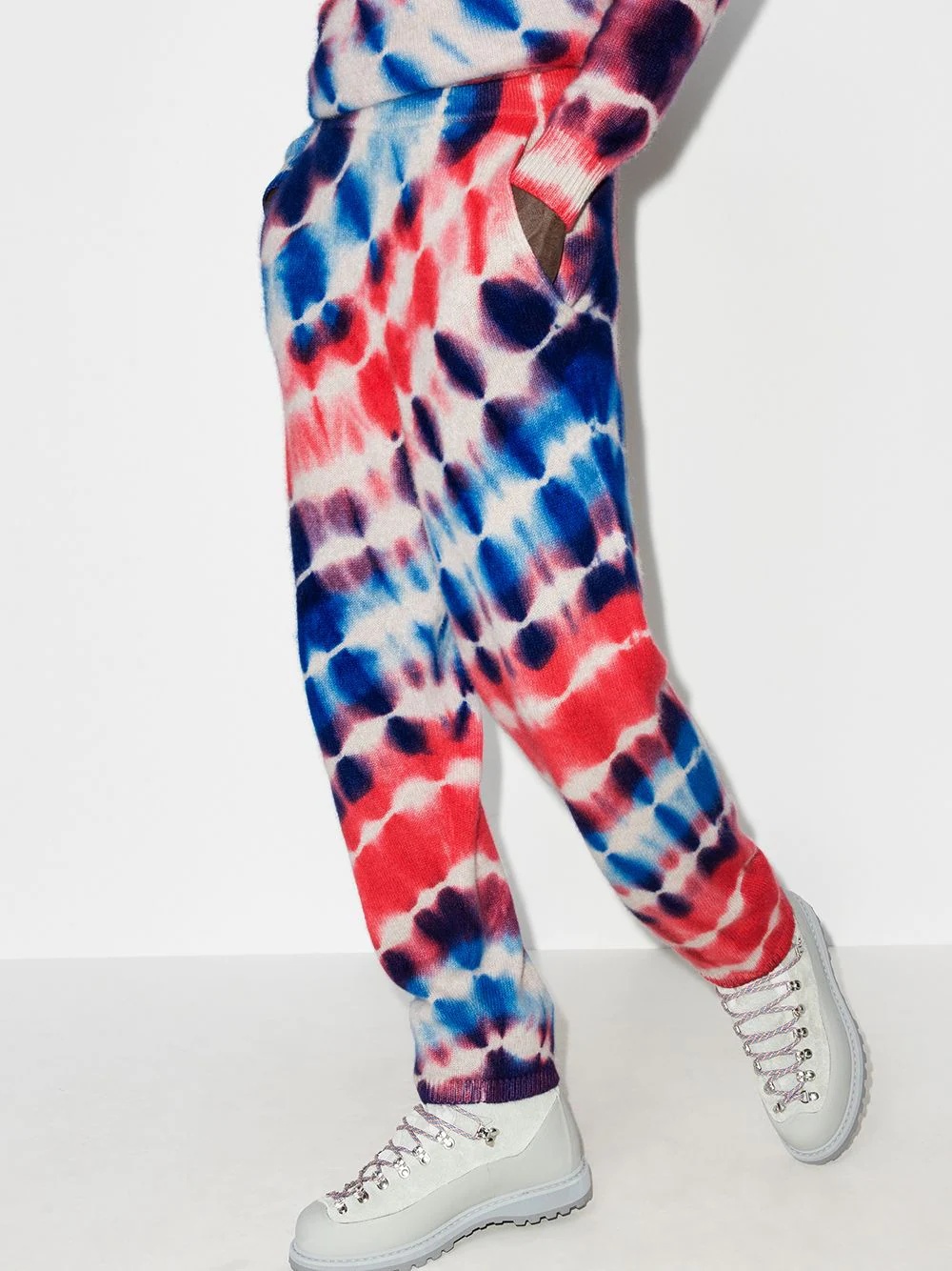 tie-dye print track pants - 2