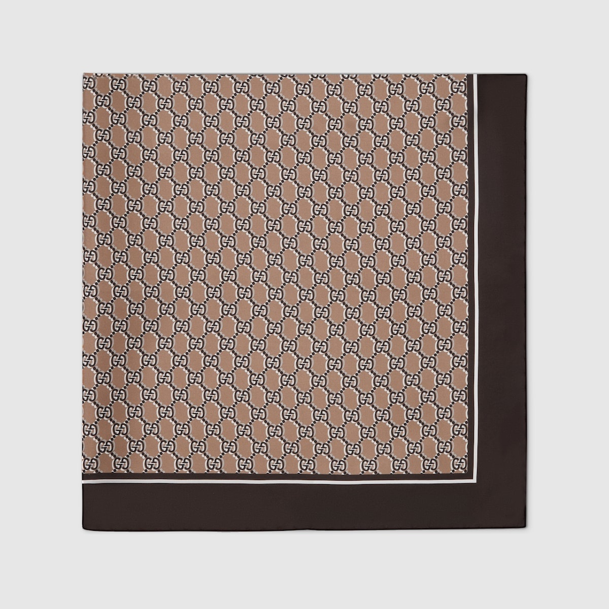 GG print silk carré - 2