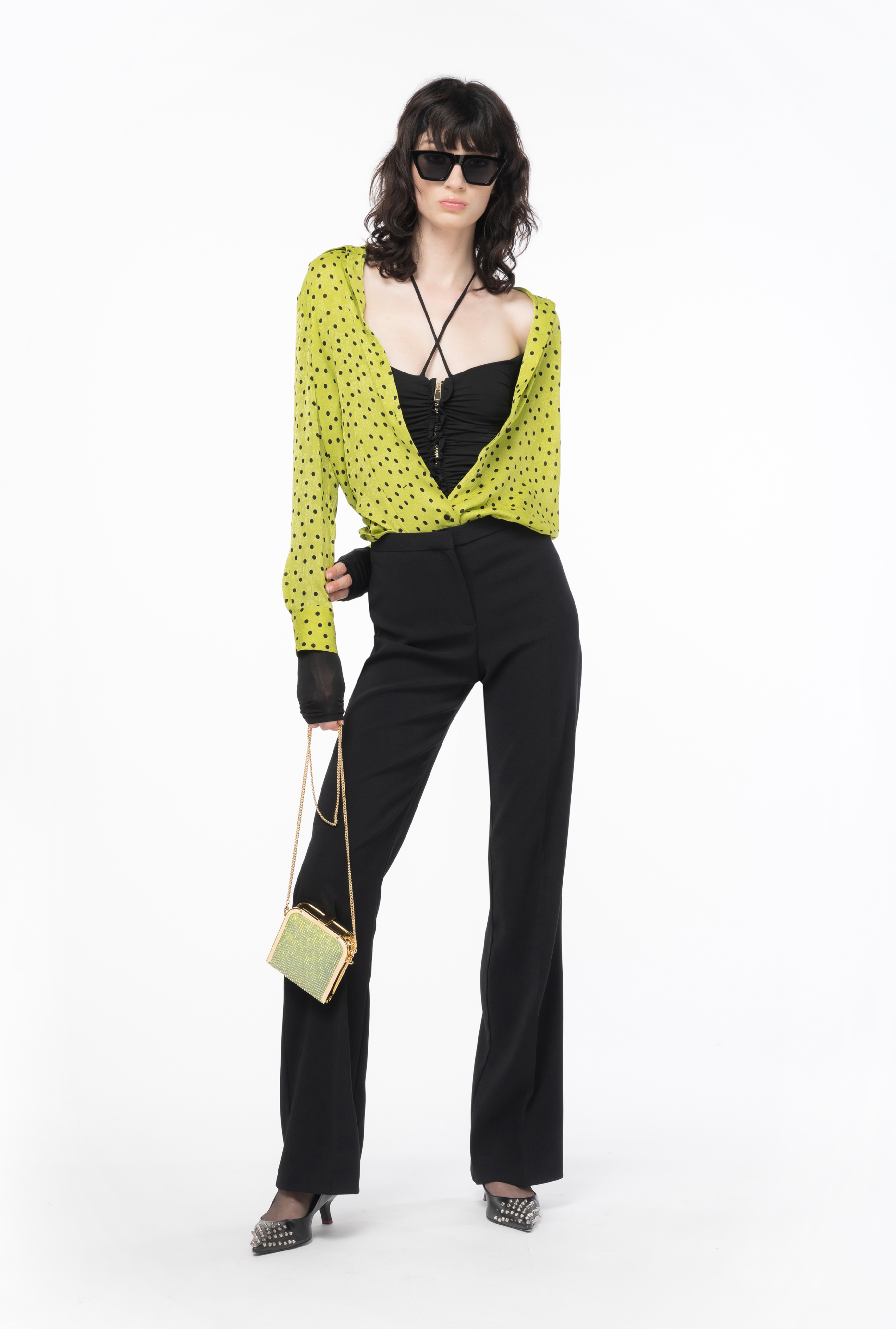 FLARED FULL MILANO TROUSERS - 3