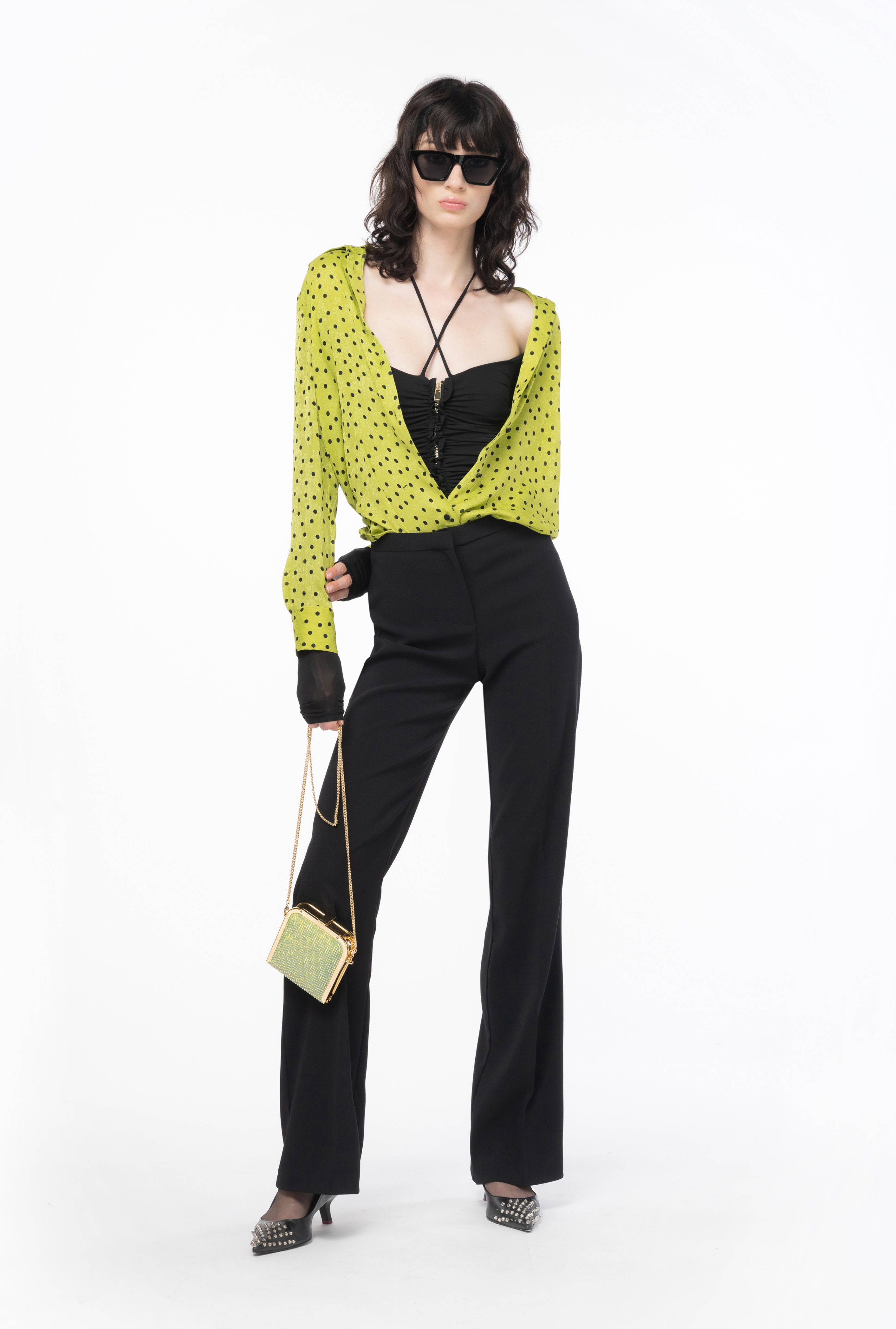 FLARED FULL MILANO TROUSERS - 2