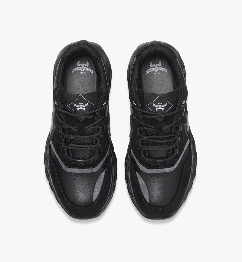 Skywander Lo Sneakers in Calf Suede and Leather 5