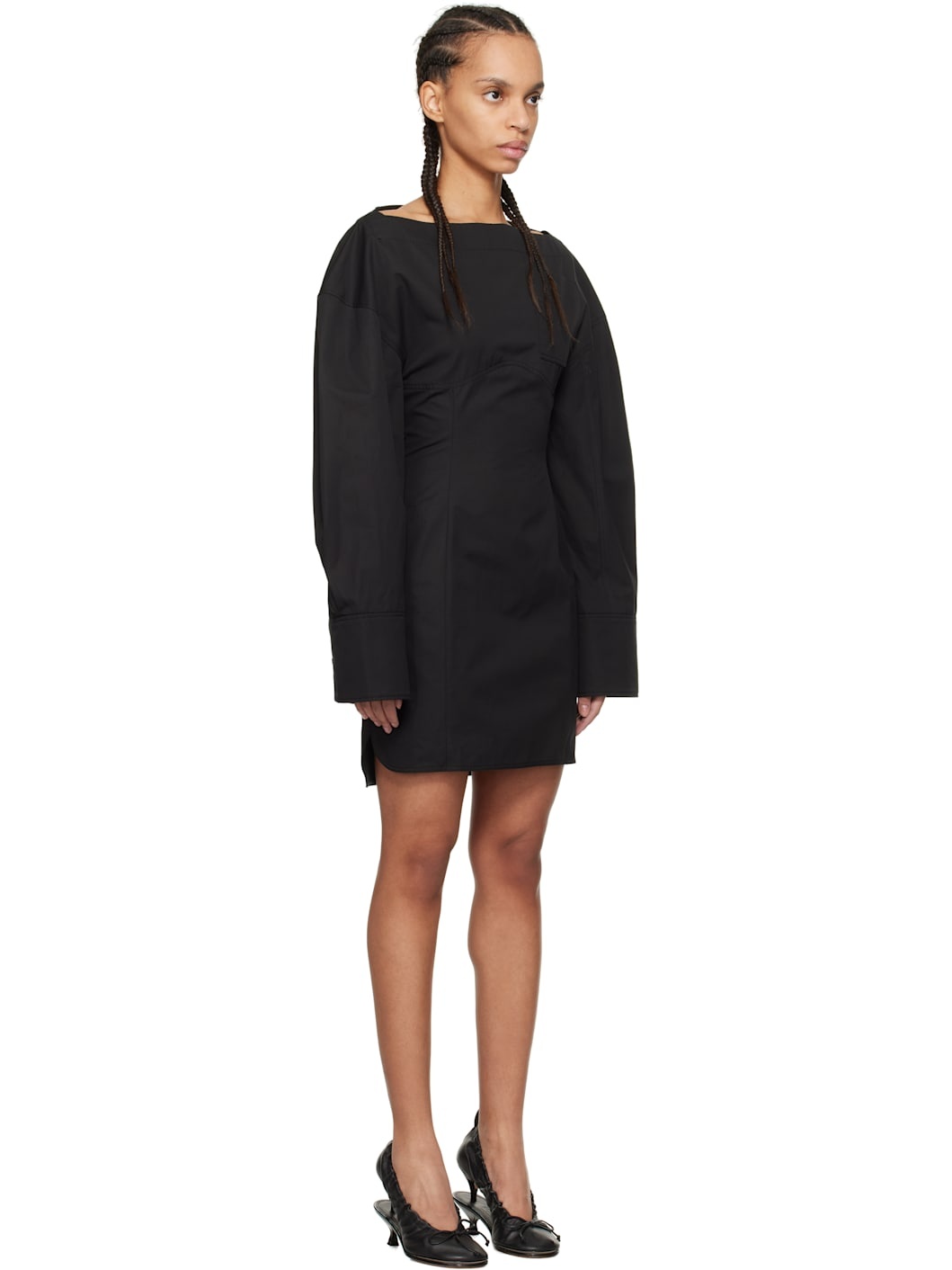 Black La Casa 'The Casaco shirt dress' Minidress - 2