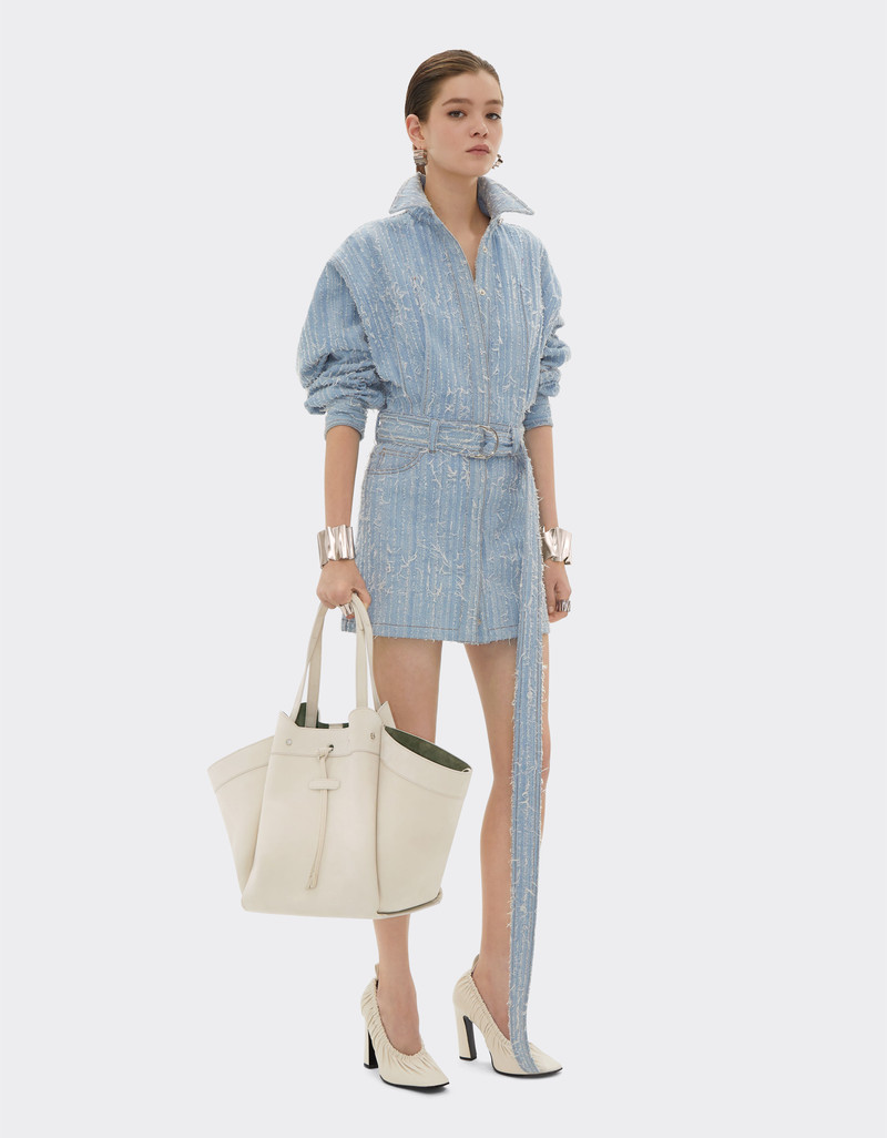 Ferrari Large tote bag in nubuck leather outlook