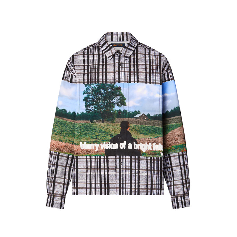 Printed Cotton Overshirt - 1