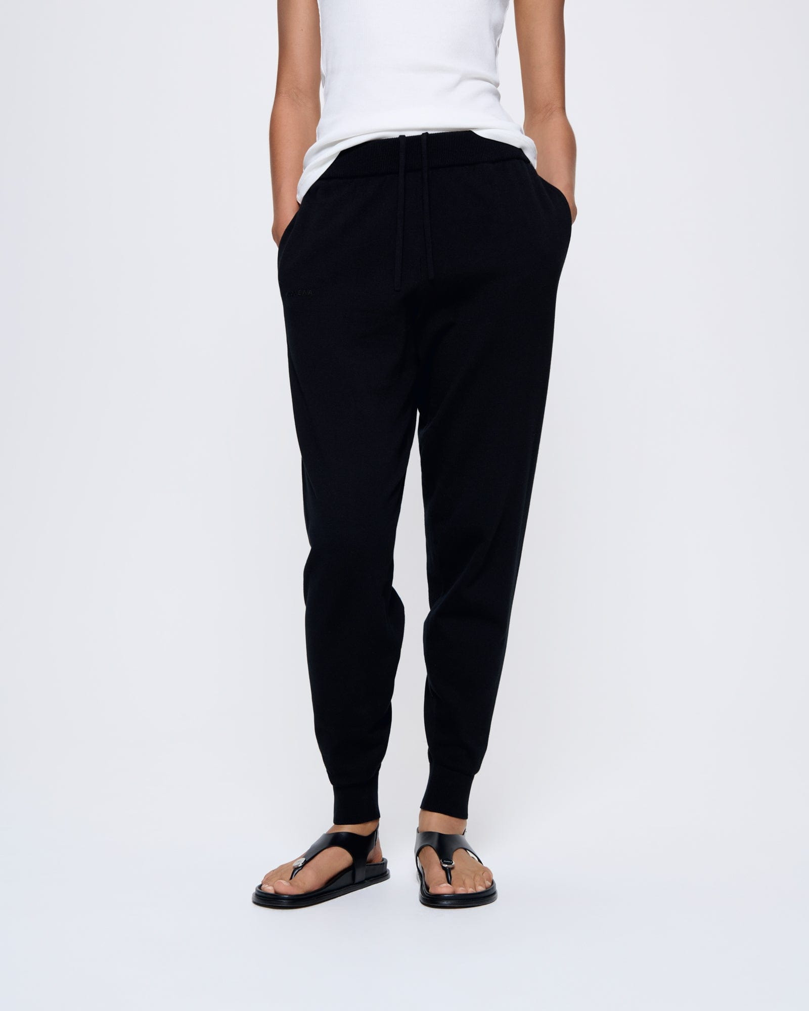 Womens DNA Knitted Track Pants - Black - 3