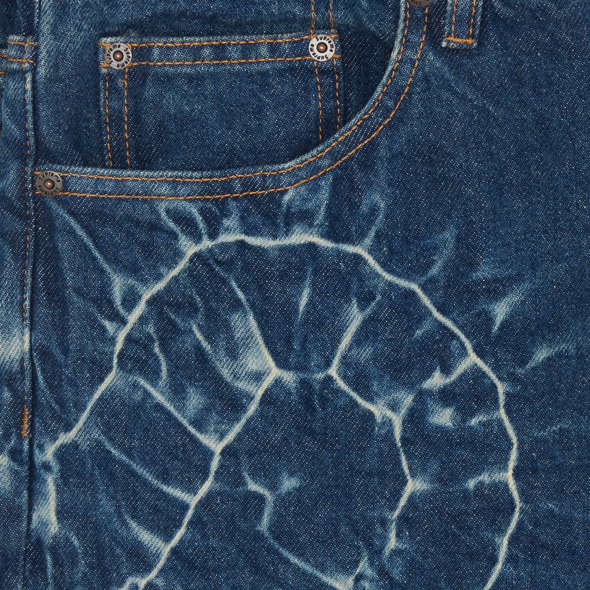 Supreme Shibori Loose Fit Jean 'Rigid Indigo' - 3
