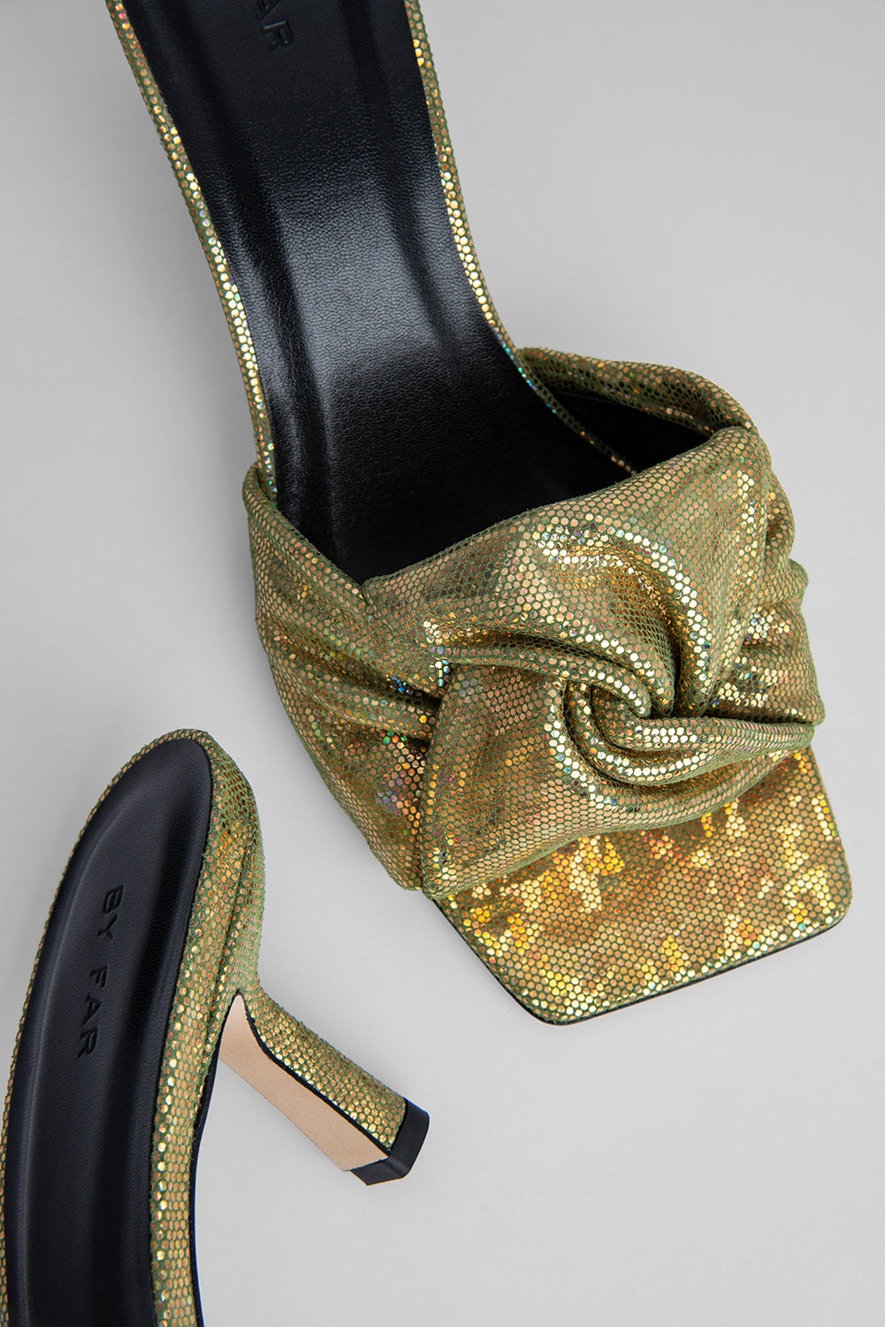 Lana Disco Green Hologram Leather - 3