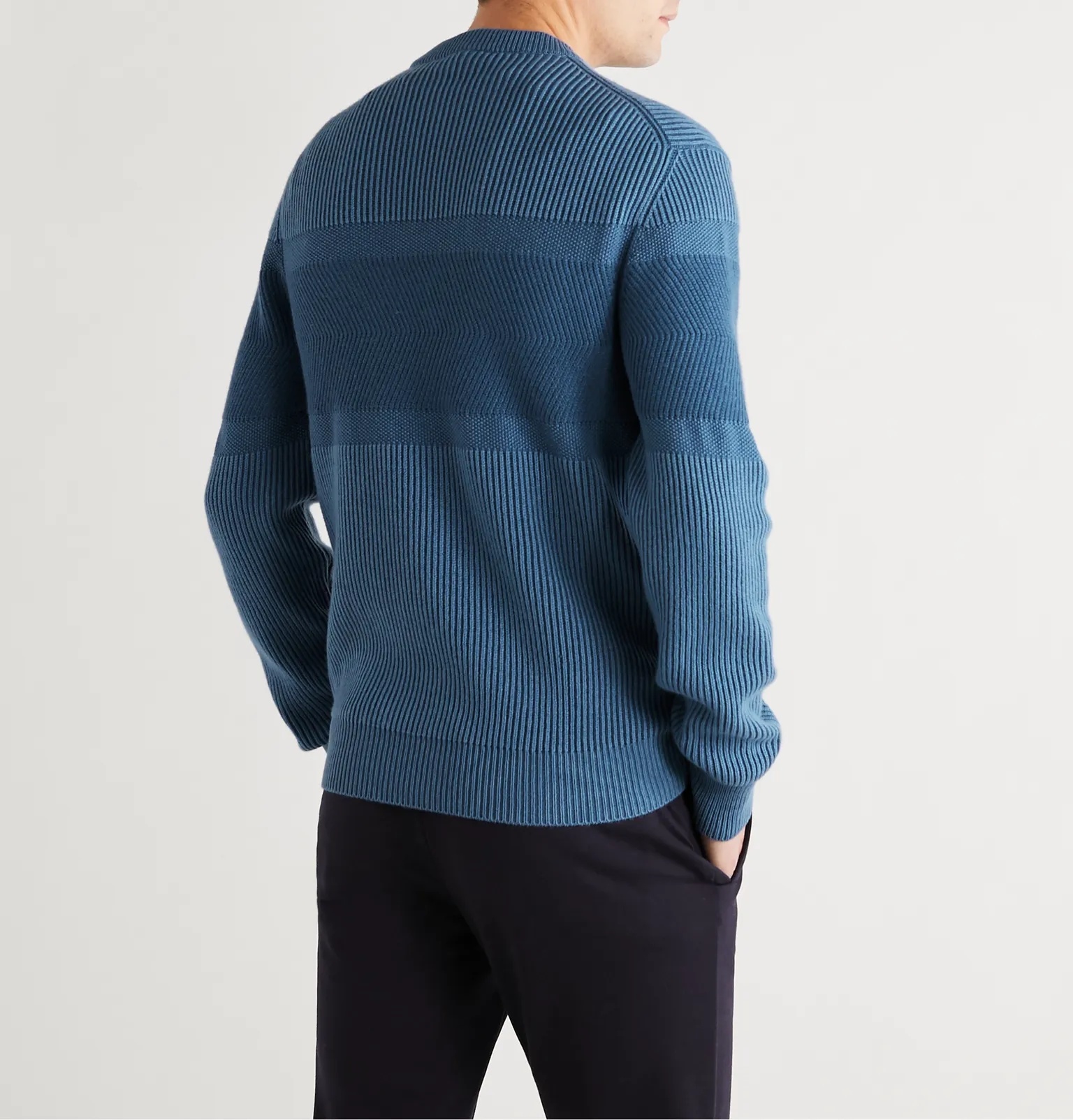 Ribbed Cashmere Sweater - 4