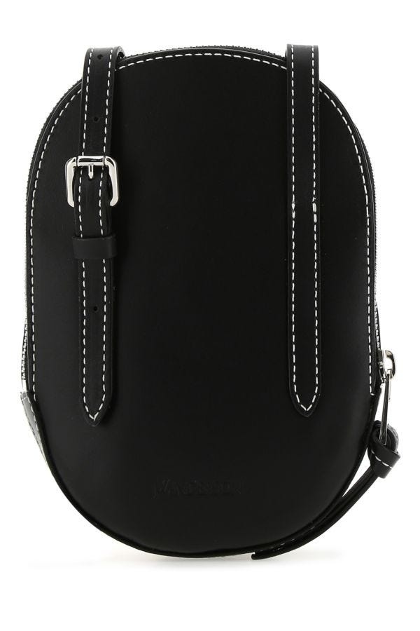 Black leather medium Cap crossbody bag - 4