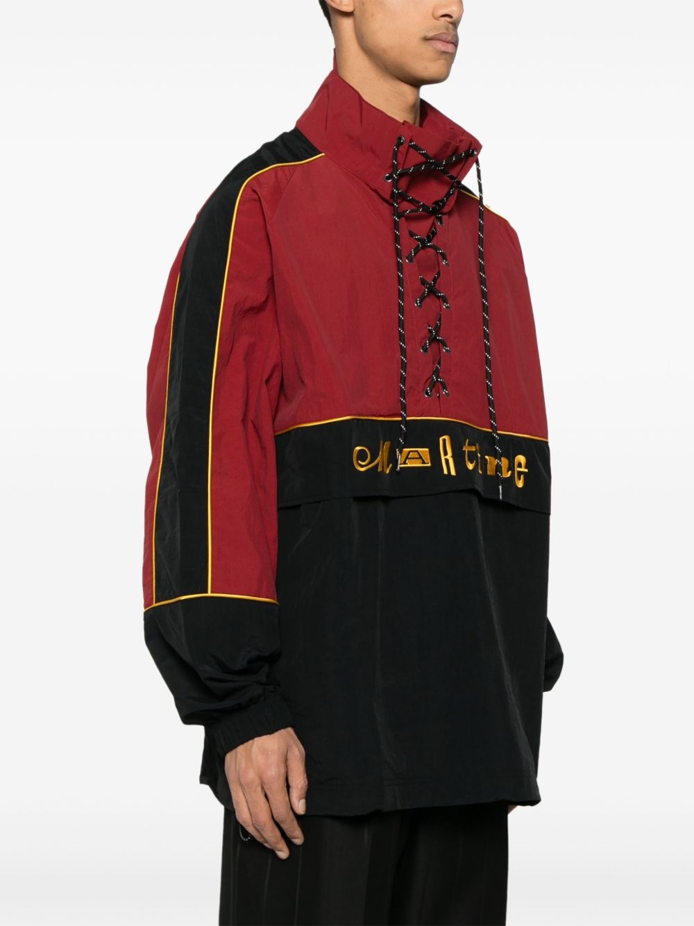 lace-up windbreaker - 3