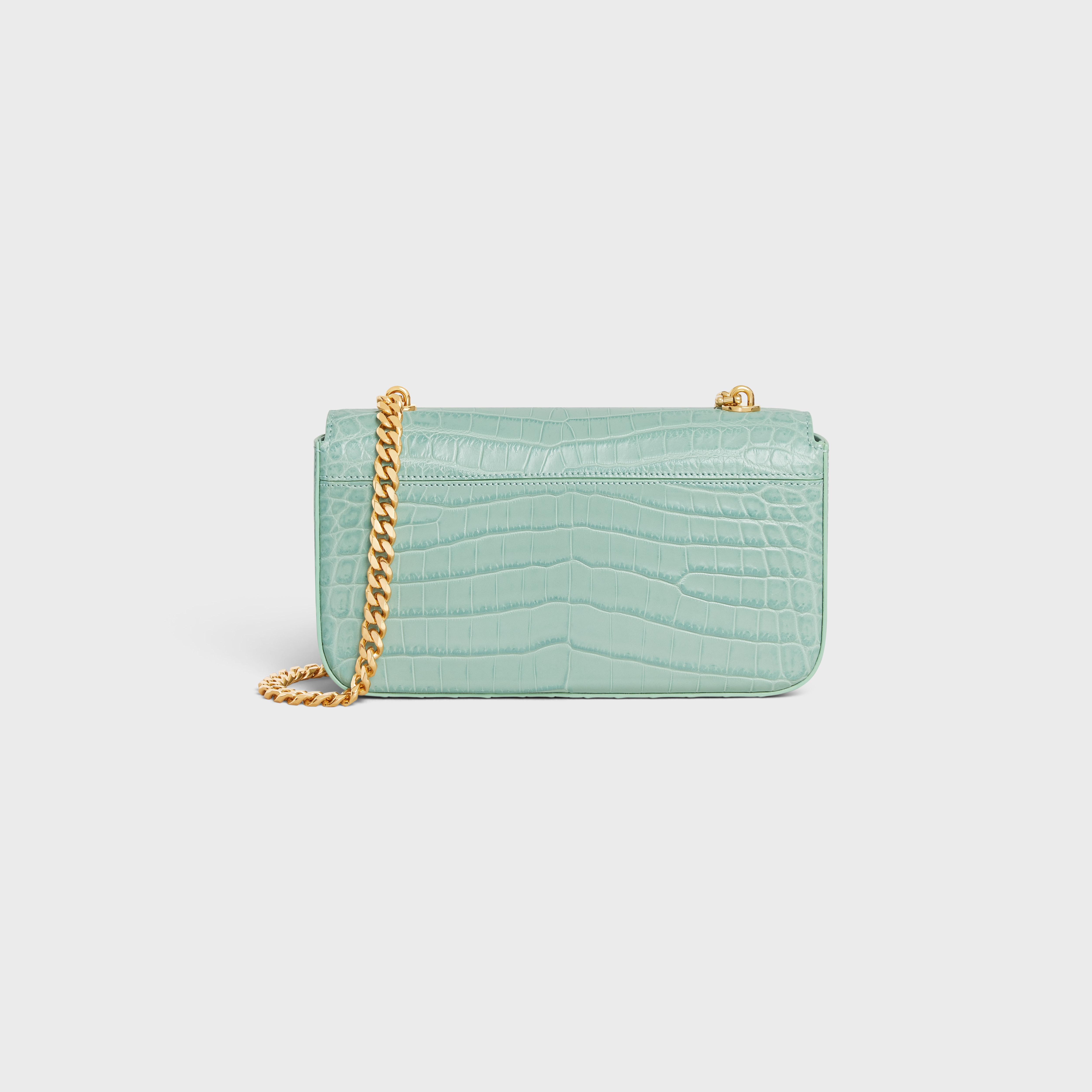 CHAIN SHOULDER BAG triomphe in Crocodile - 3