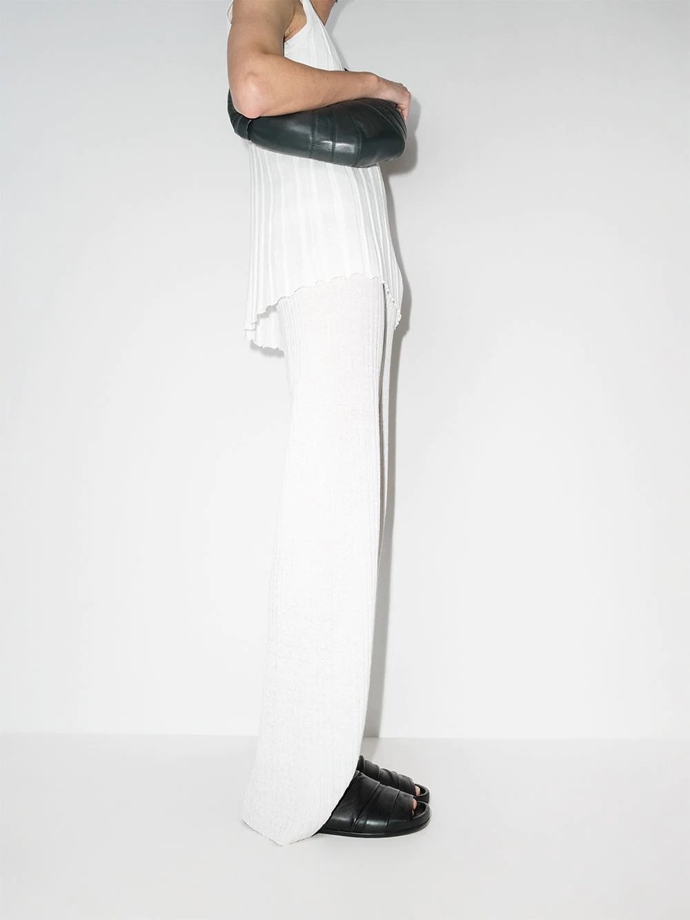 RICK OWENS DRAPED GRANOLA BLK SNDL - 3