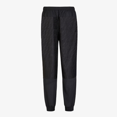 FENDI Black tech fabric pants outlook