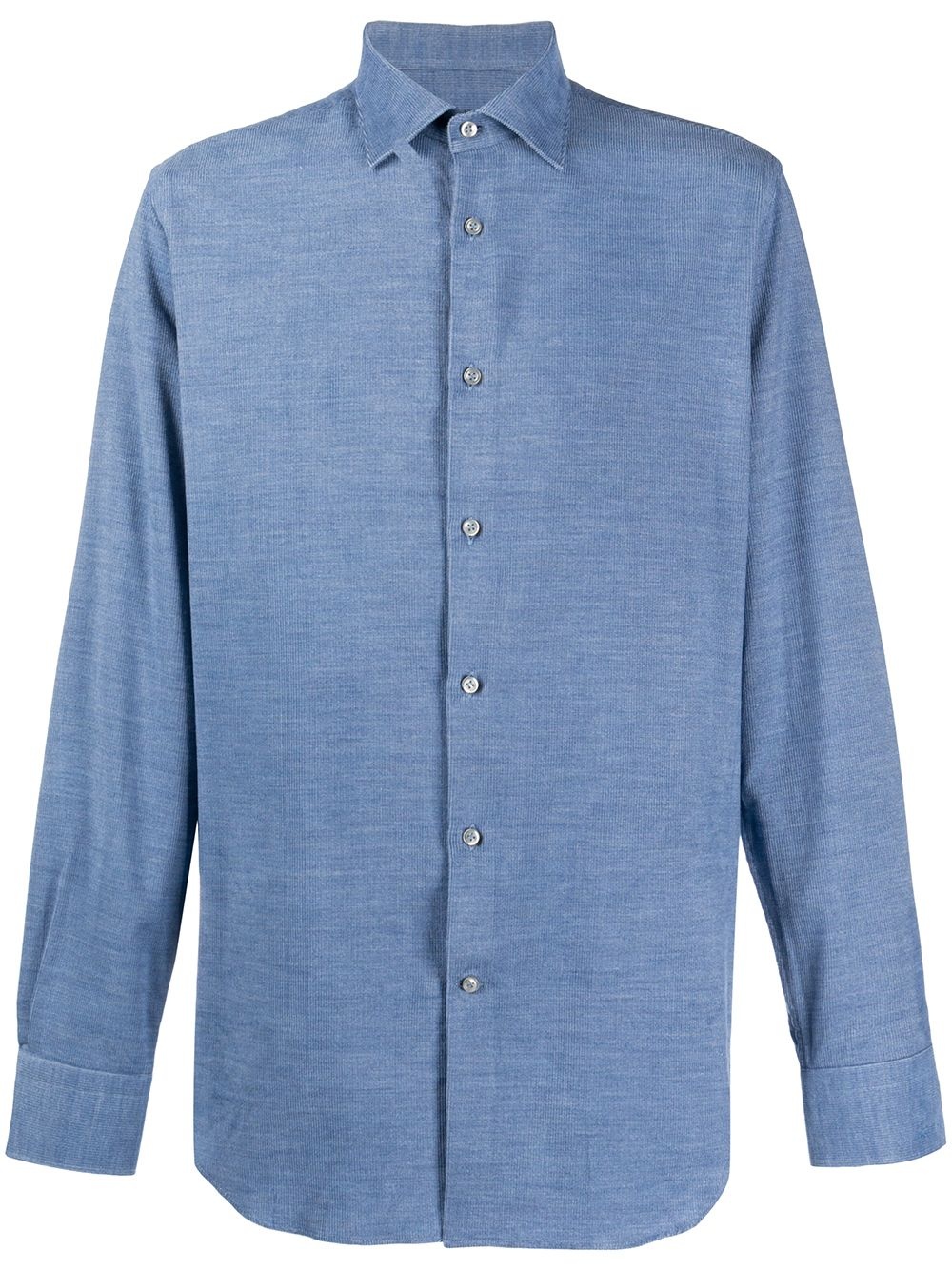 long sleeved chambray shirt  - 1