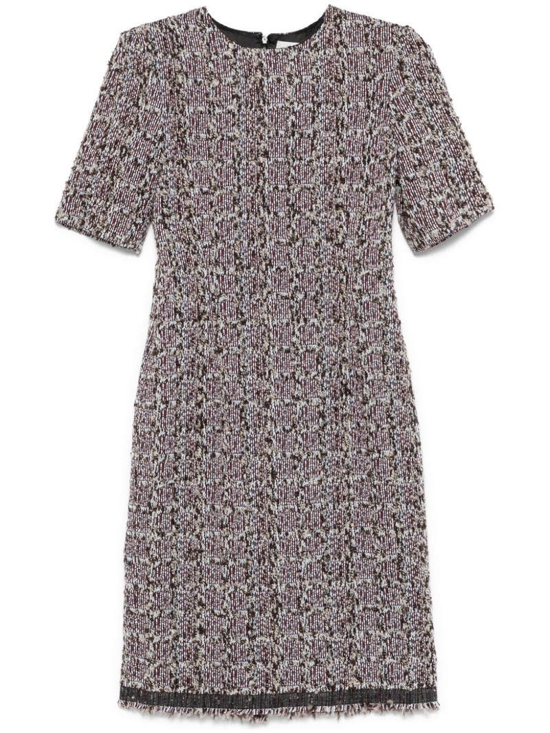 tweed midi dress 1