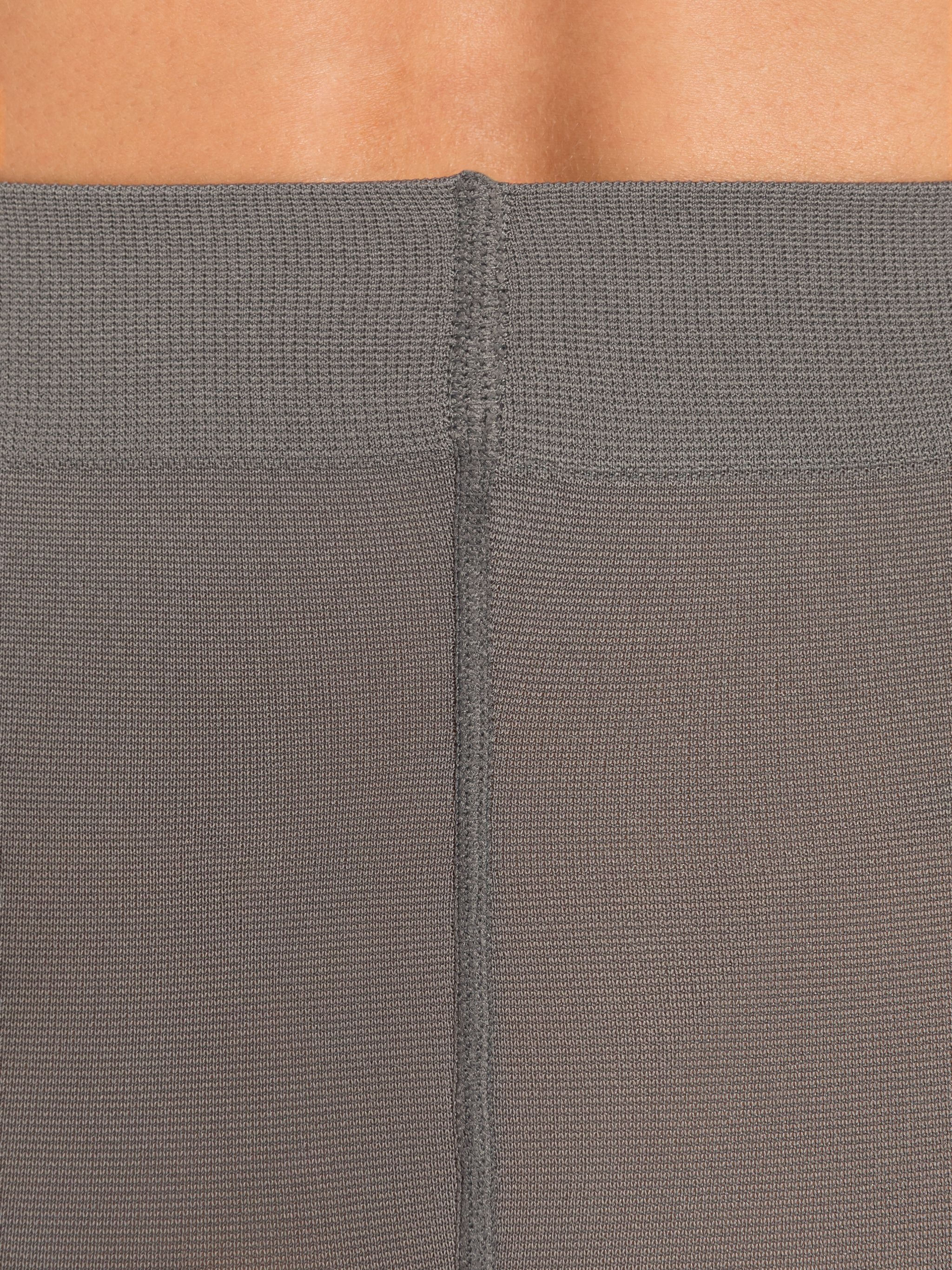 Opaque Nylon Side Stripe Tights - 5