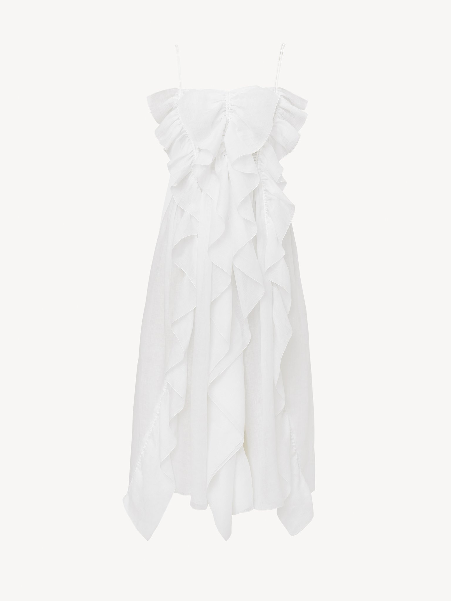 RUFFLED MIDI DRESS - 3