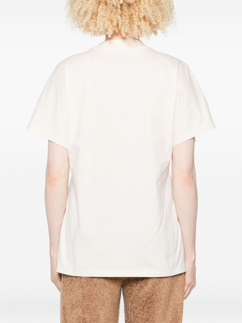 logo-embroidered T-shirt 4
