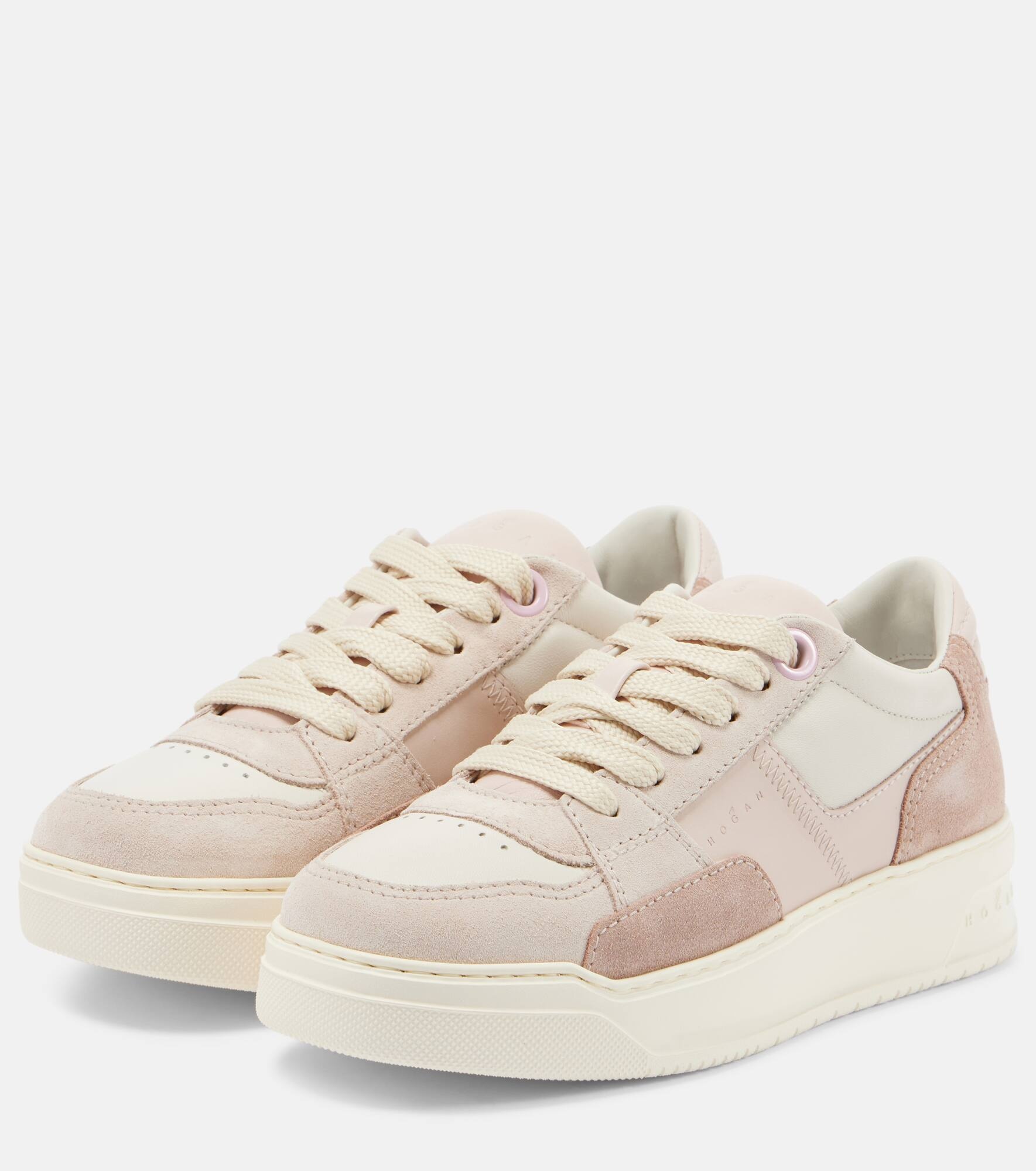 H667 leather sneakers - 4
