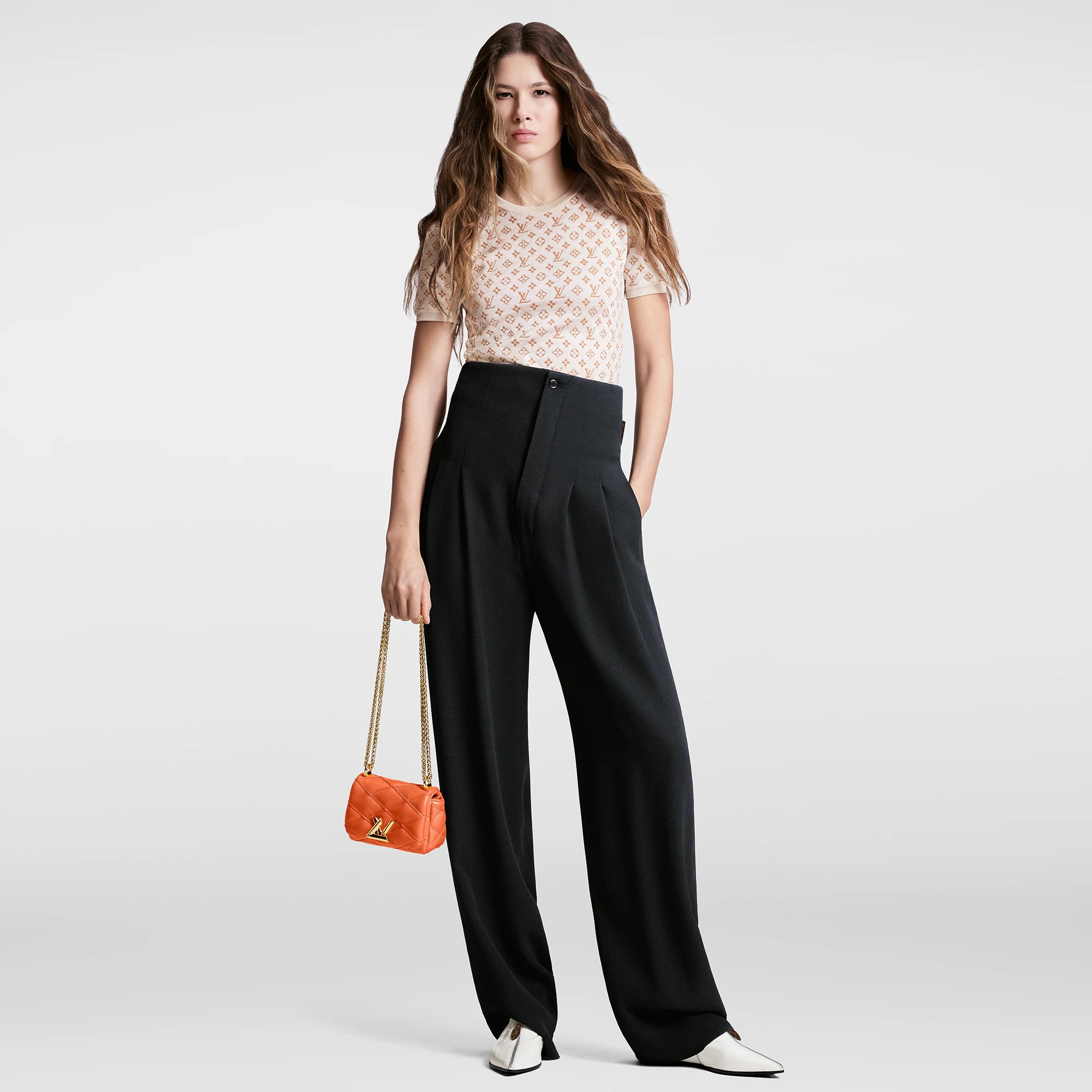 Monogram Jacquard Knit Top - 4