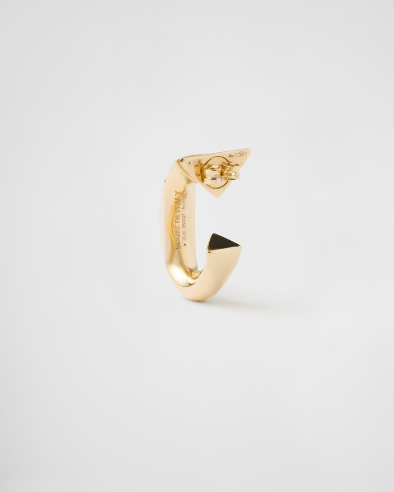 Prada Eternal Gold single earring - yellow gold outlook
