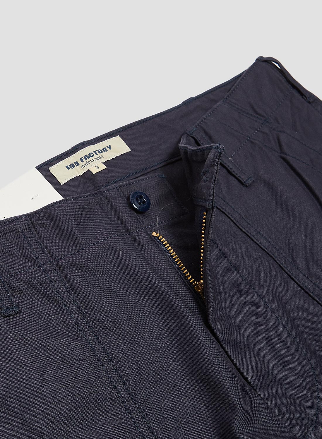 FOB Factory Baker Pants Navy - 3