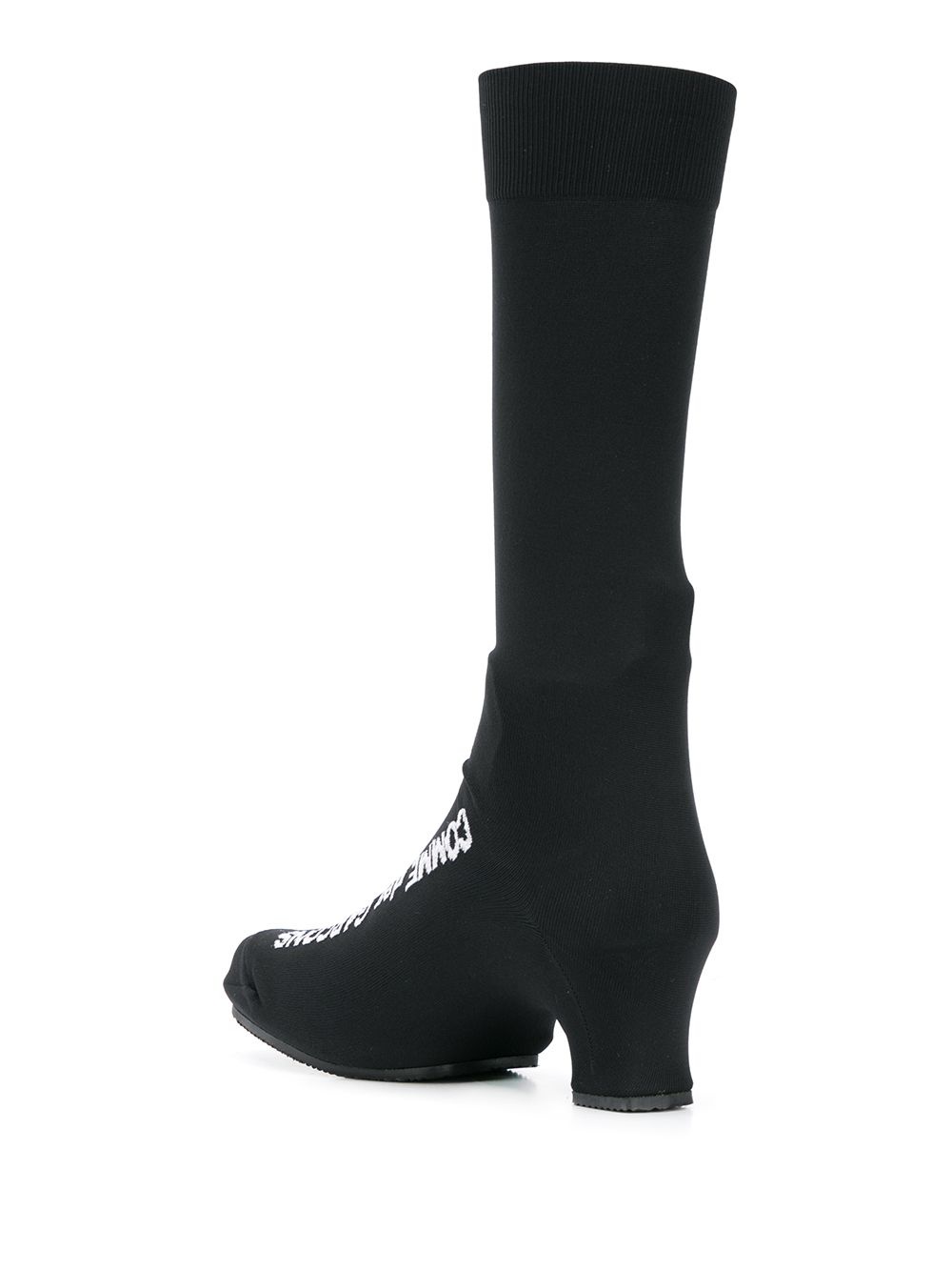 logo sock boots - 3