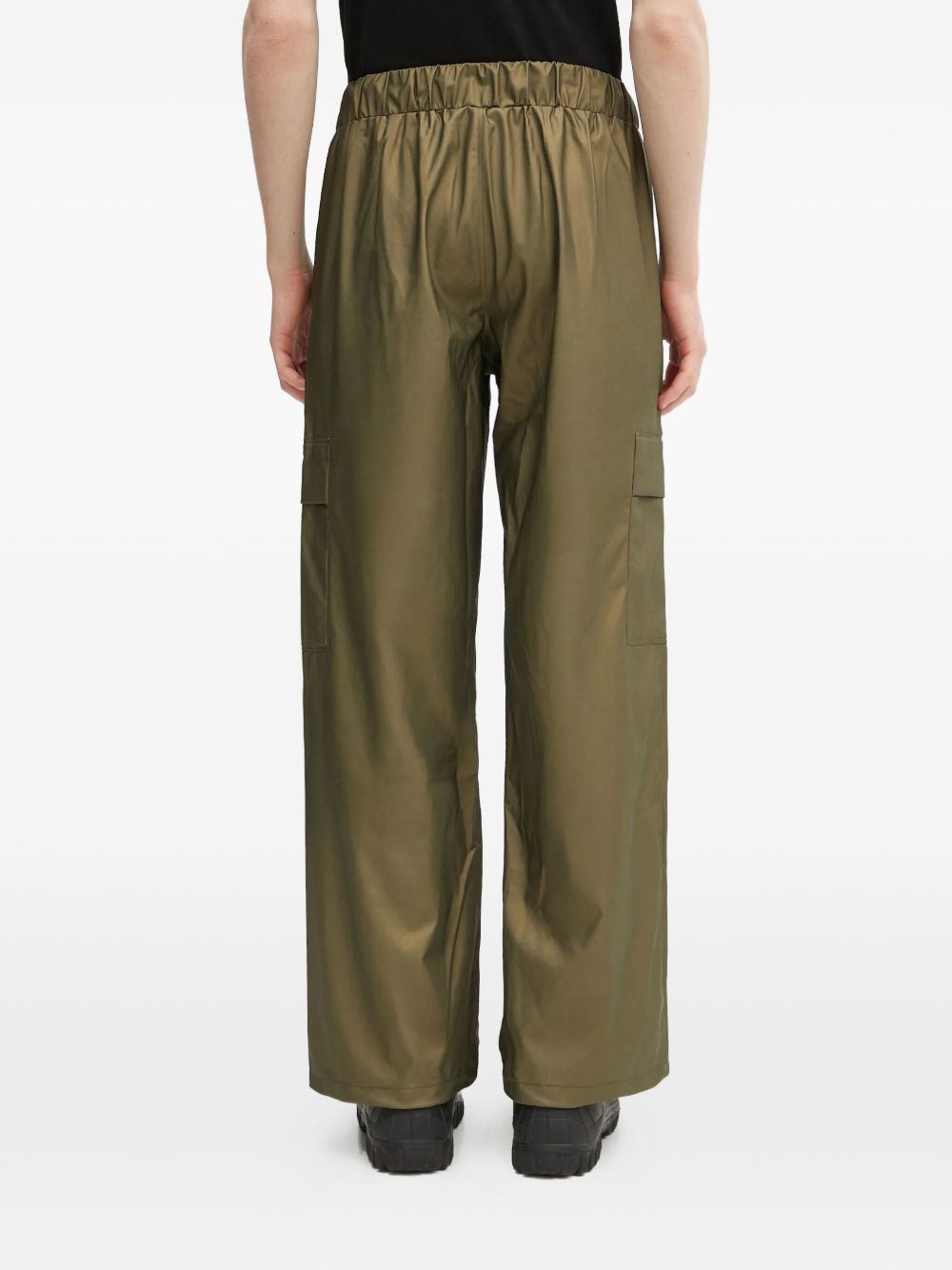 drawstring cargo trousers - 4