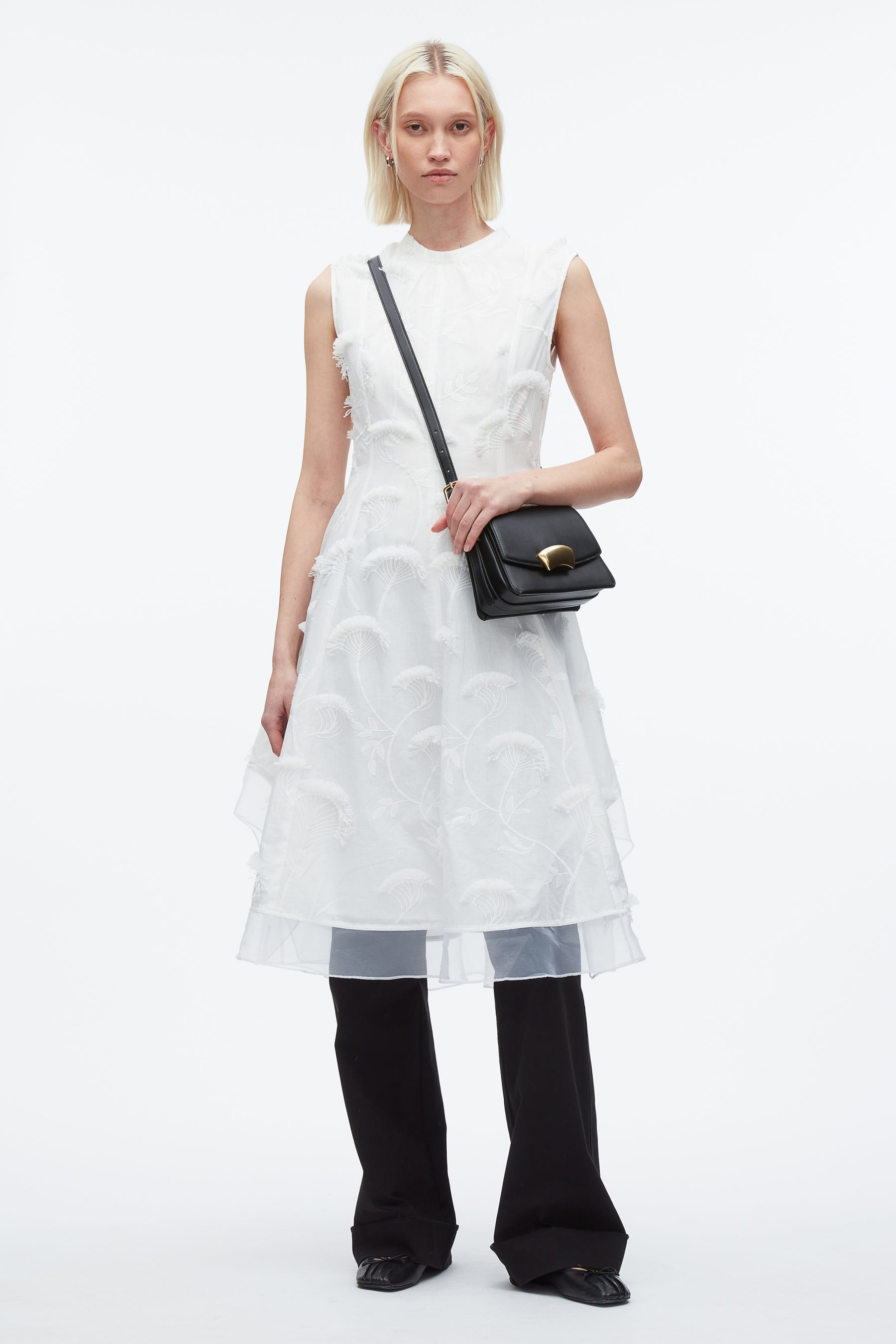 Fil Coupé Midi Dress - 2