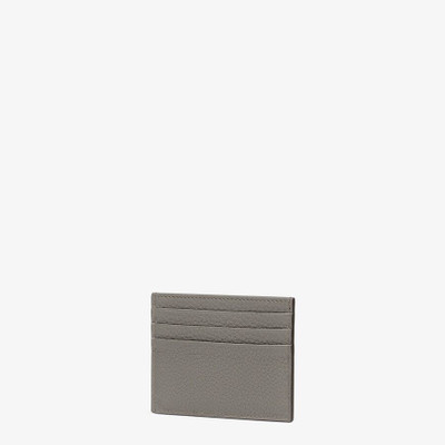 FENDI Gray leather card holder outlook