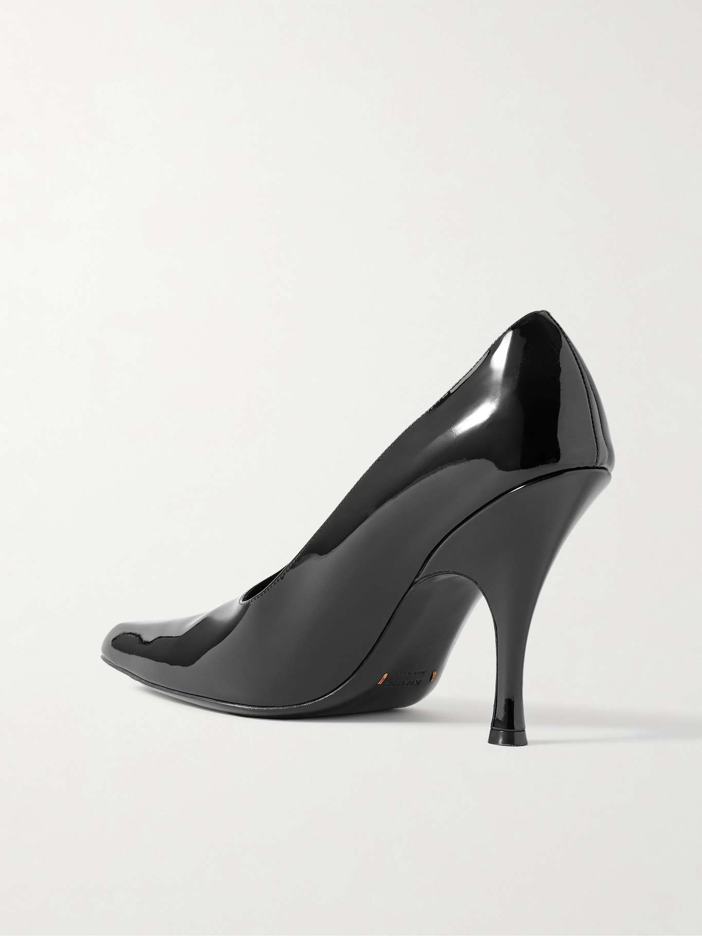 Eva cutout patent-leather pumps Black - 3
