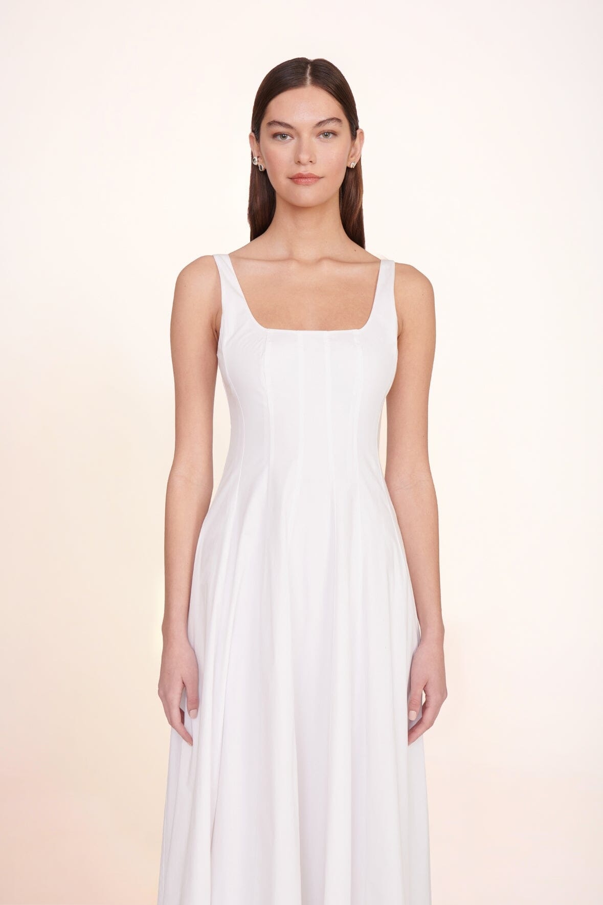 STAUD WELLS MAXI DRESS WHITE - 5