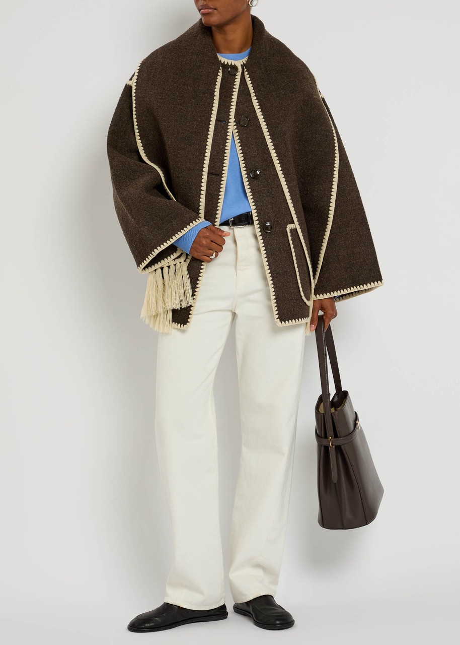 Toteme Scarf-effect Wool-blend Jacket - 4