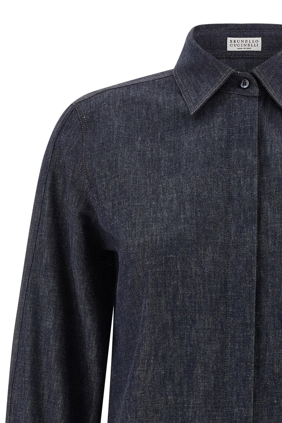 Brunello Cucinelli Women Monile Denim Shirt - 4
