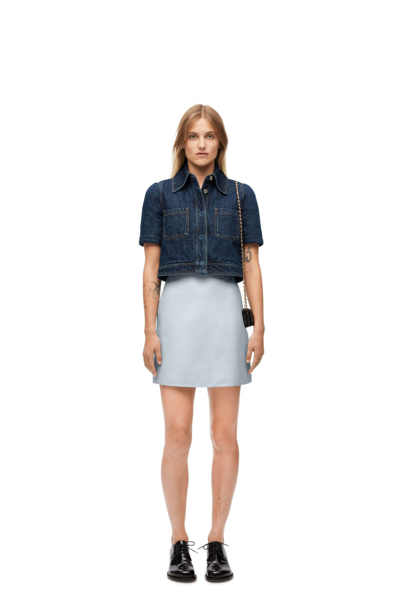 Loewe Reproportioned skirt in nappa lambskin outlook