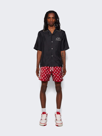 AMIRI Bandana Paisley Swim Shorts Red outlook