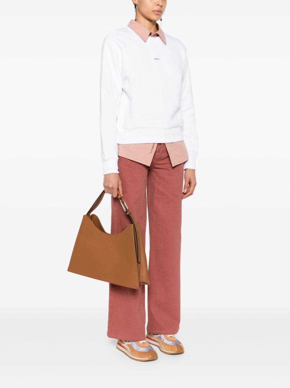 Nuvola leather shoulder bag - 2