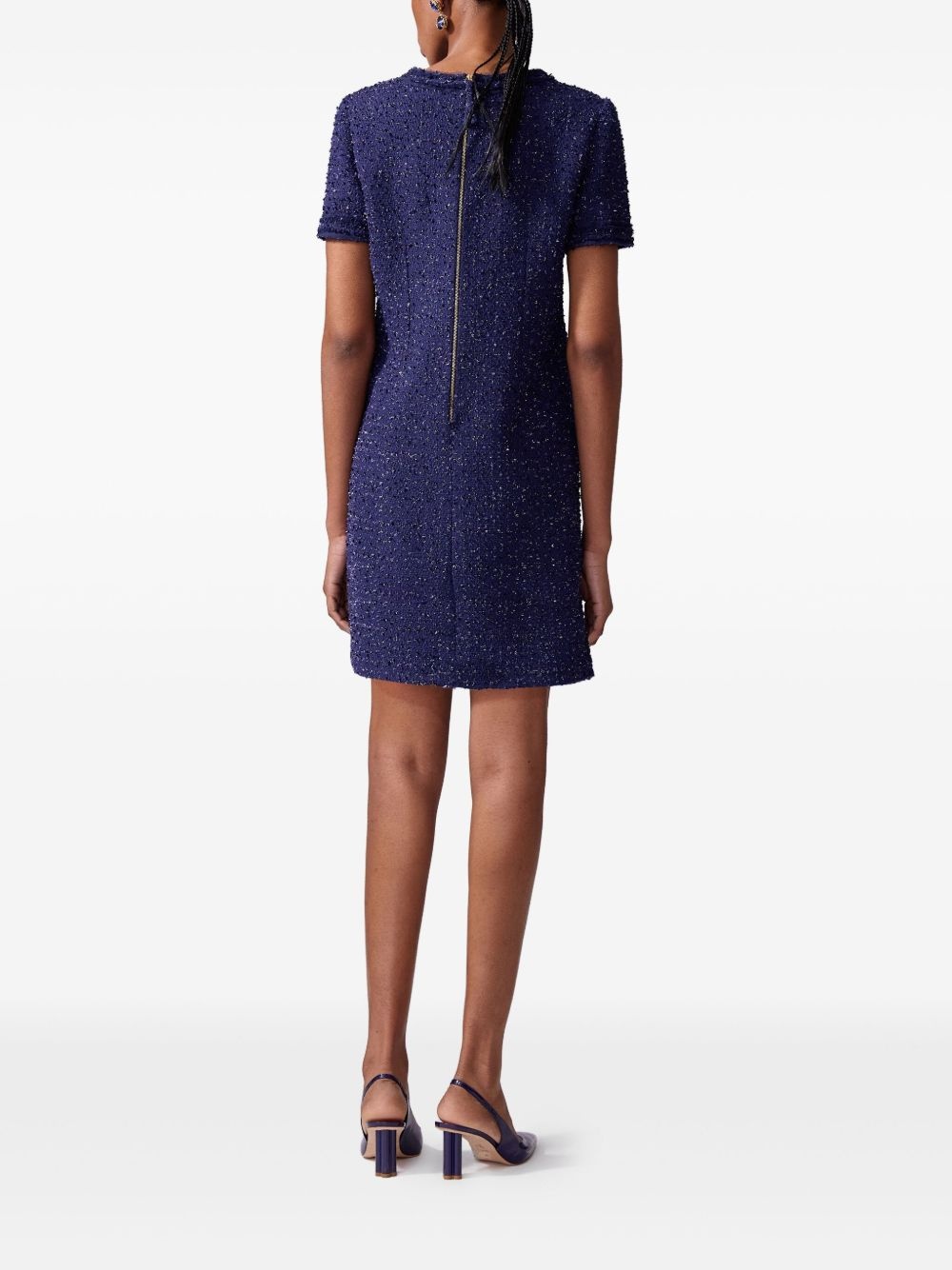 tweed midi dress - 3